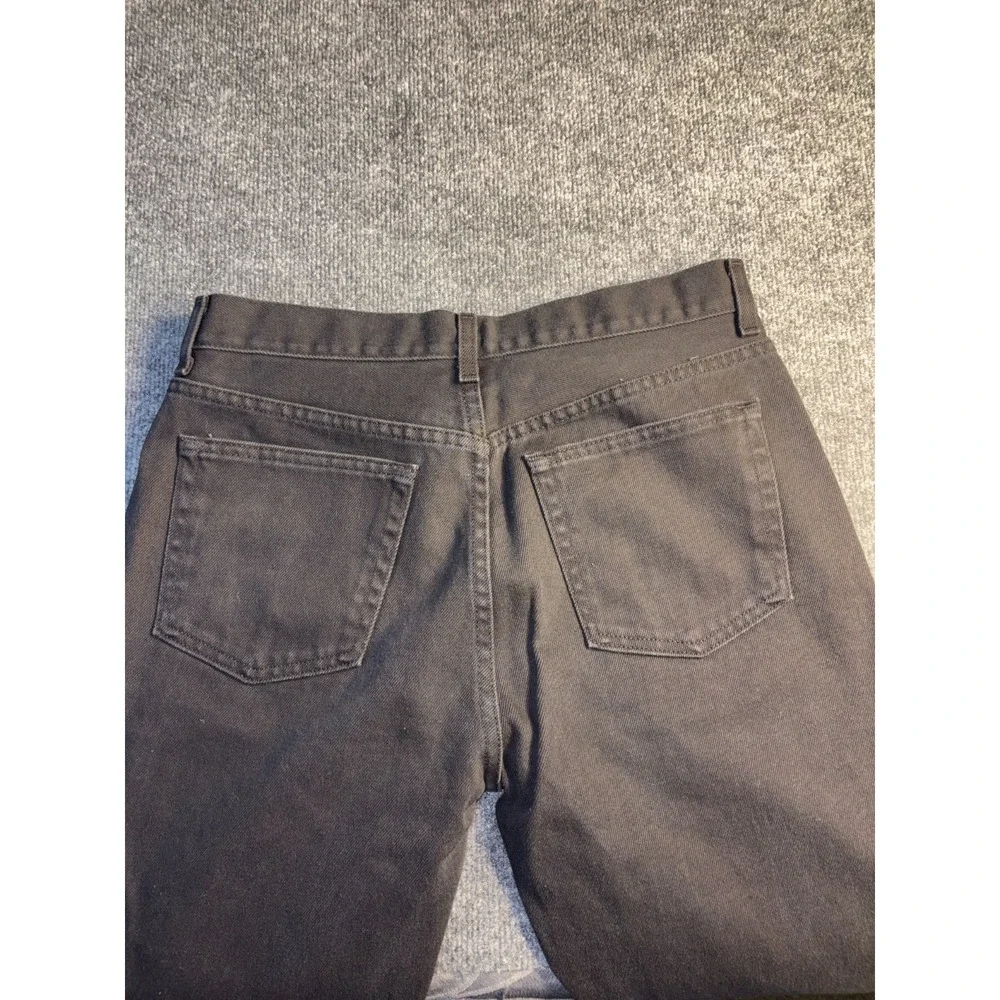 George Jeans Men's 34x32‎ Black Denim Regular Fit Grunge Streetwear Straight Leg
